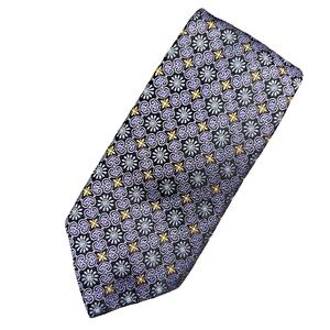 Robert Talbott Best Of Class Mens Silk Tie Purple Floral Jacquard